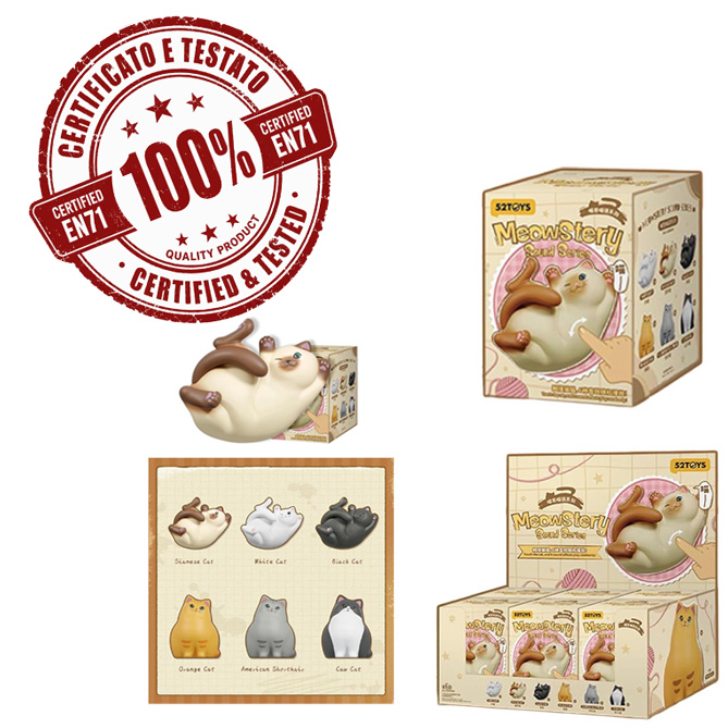 MEOWSTERY Sound Series 9cm Figurine con suono In blind box (8x11cm) In espo da 6pz 6ass…x96